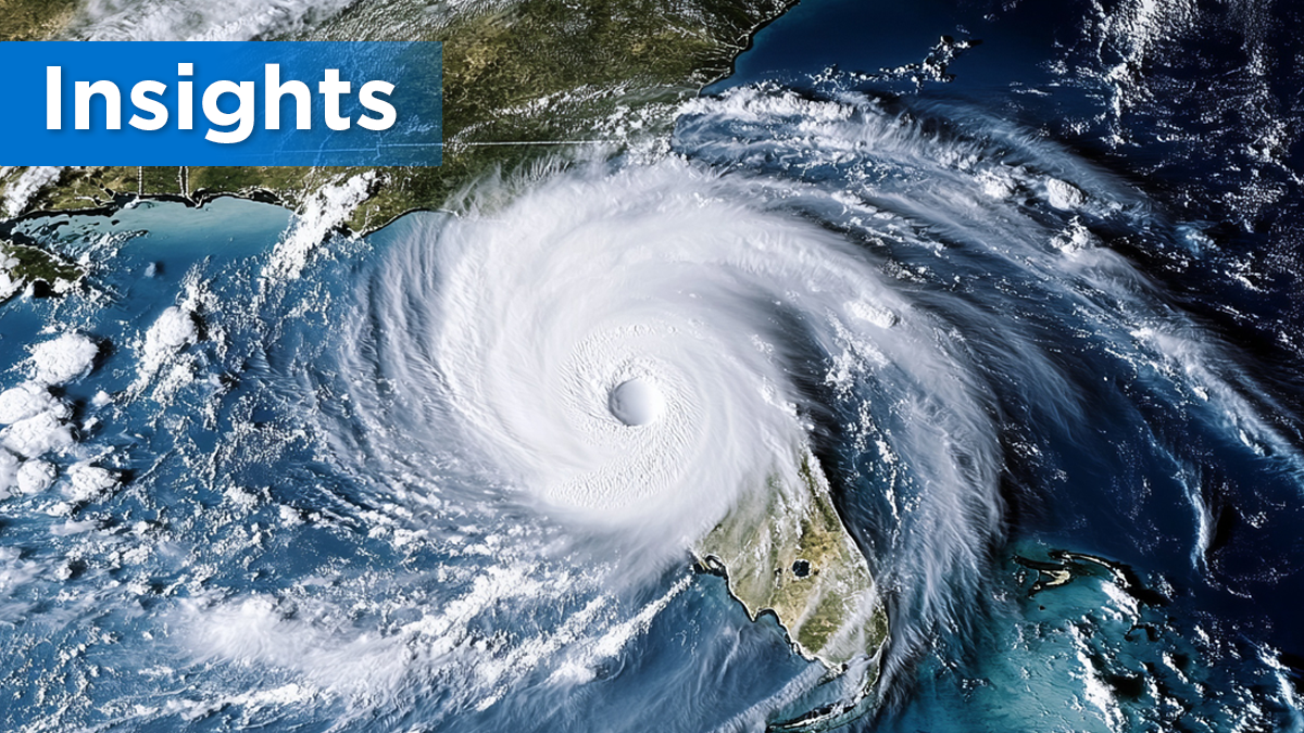 Hurricane over Florida